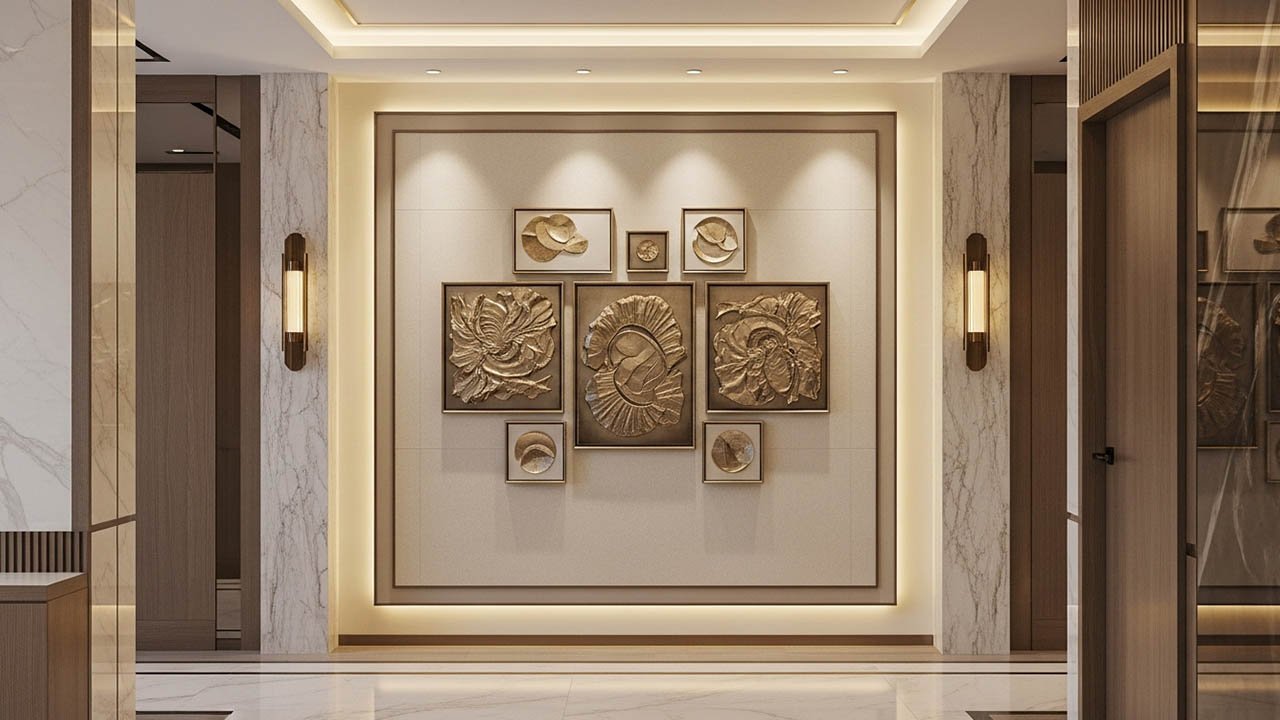 تبلوهات ديكور عصرية: سر الفخامة في تصميم جدران منزلك