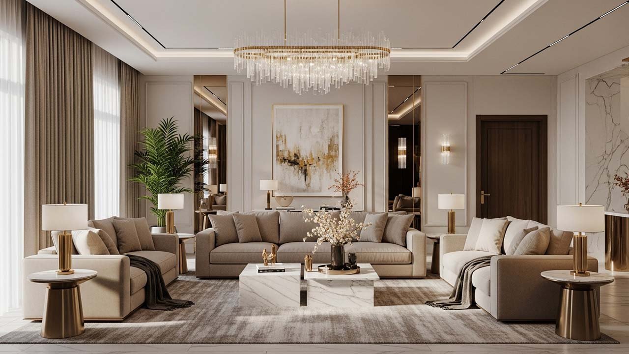 نصائح تصميم أثاث غرفة المعيشة في قطر: لمسة فخامة من صروح الدوحة