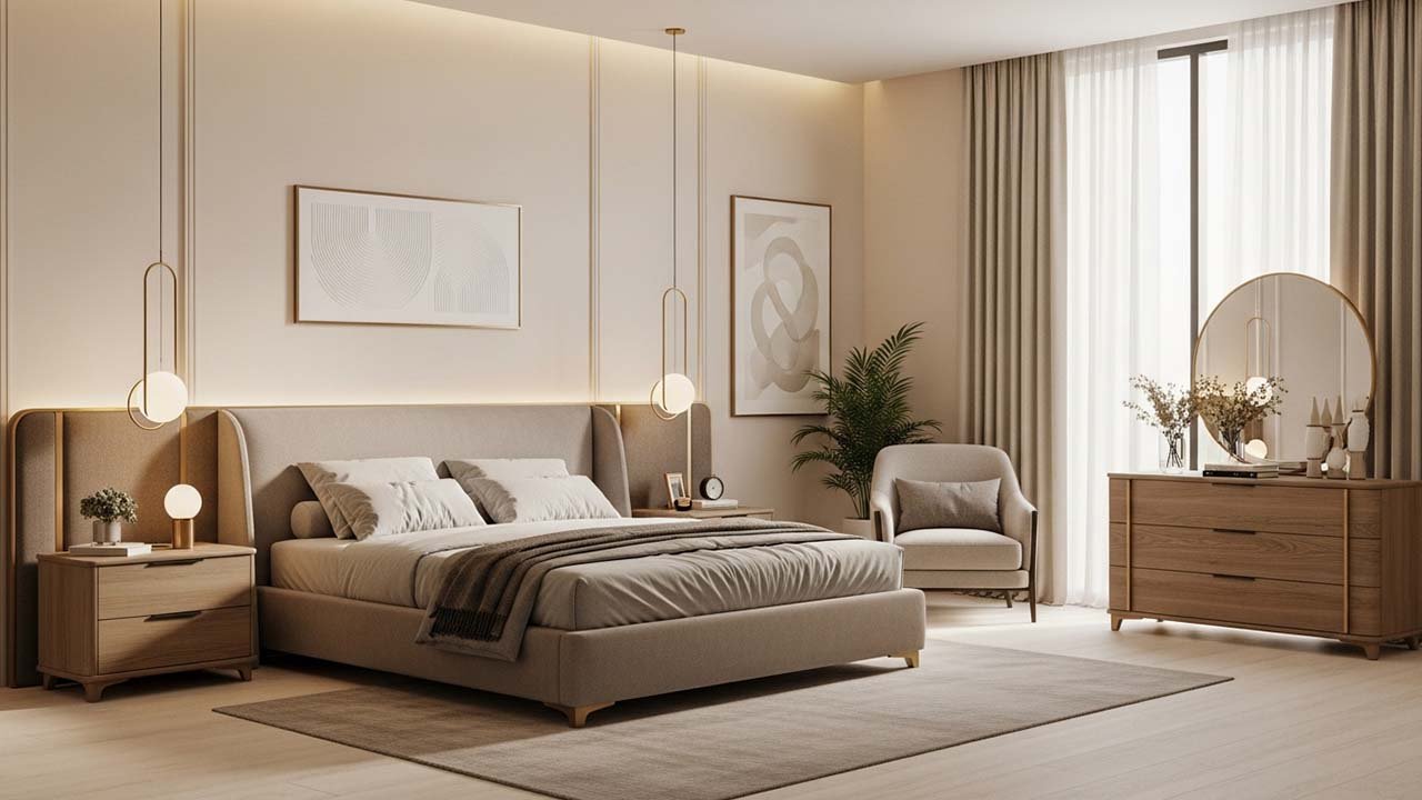 نصائح تصميم أثاث غرفة النوم: مفتاح السكينة والفخامة
