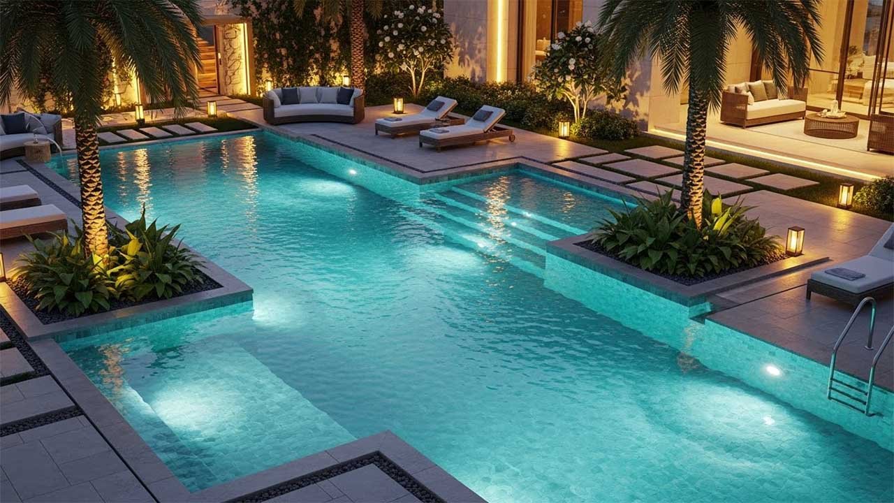 تصميم مسبح: إبداع صروح الدوحة في إنشاء واحات مائية فاخرة