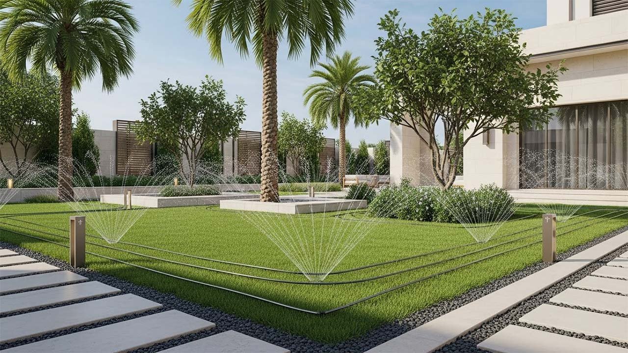 أفضل نظام الري لحديقة المنزل في قطر: دليل شامل للتصميم 2026