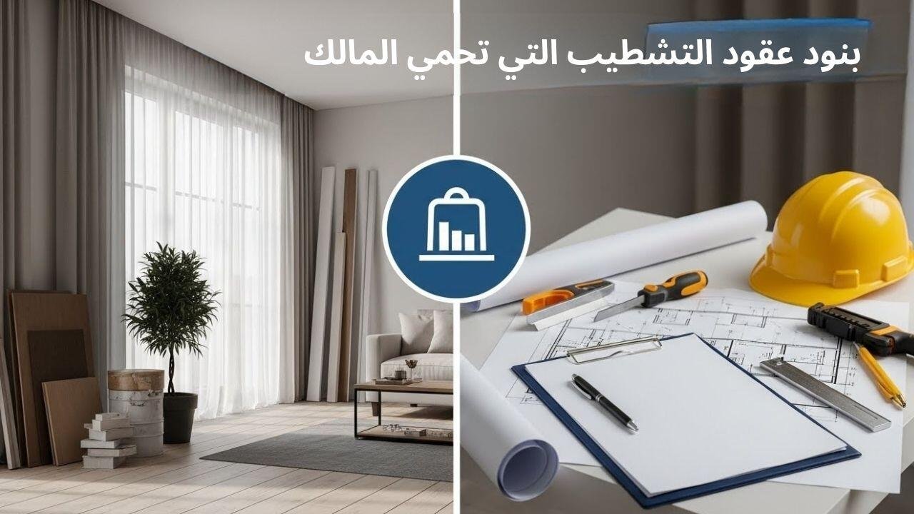 بنود عقود التشطيب التي تحمي المالك: دليلك القانوني